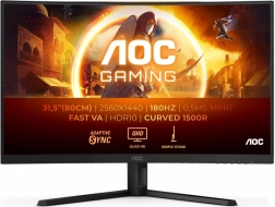 Ukrivljen igralni monitor AOC CQ32G4VE 31,5" QHD 180 Hz