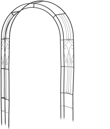 Vrtna kovinska pergola 145 × 38 × 240 cm