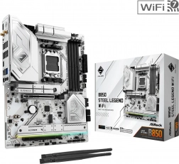 Bela osnovna plošča B650 Steel Legend WiFi AM5 ATX