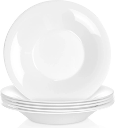 Globoki krožniki iz opalnega stekla 21,5 cm, 400 ml, 6 kosov