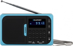Žepni radio BLAUPUNKT PR5BL z FM, USB in microSD
