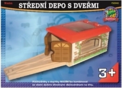 Maxim srednje veliko depo za vlakce z vrati