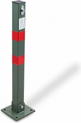 Zložljiv parkirni stebriček z ključavnico 65 cm