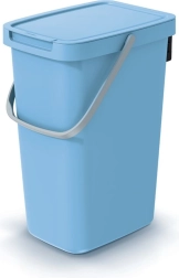 Svetlo modri koš za odpadke Systema Q Collect 12 l
