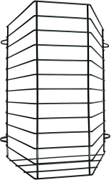 Stranske jasli za seno za kunce, velike 40 × 35 × 13 cm