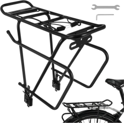Zadnji prtljažnik za kolo TRIZAND, aluminijast, 25 kg, za kolesa 24–29”