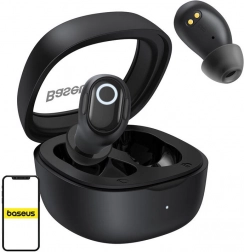 Brezžične slušalke Baseus Bowie WM02 TWS (črna)