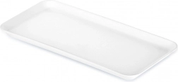 Bel pravokoten servirni pladenj 29,5 × 15 cm
