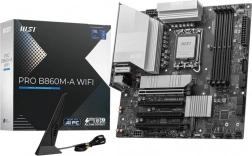 msi pro b860m-a wifi – mATX osnovna plošča z lga 1851 in ddr5