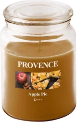 Dišeča sveča v steklu PROVENCE jabolčni zavitek 95 ur