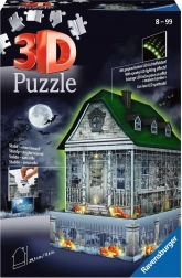 Ravensburger 3D puzzle strašljiva hiša s svetlečim učinkom 216 koščkov
