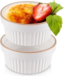 Porcelanaste pekaške skodelice 11 cm, 275 ml, 2 kosa