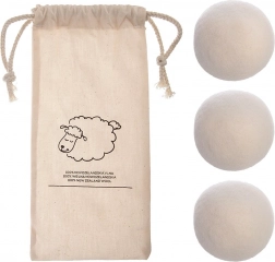 Volnene sušilne krogle za sušilni stroj 7 cm, 3 kosi