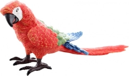 Plastična figurica rdeči ara papagaj 17 cm