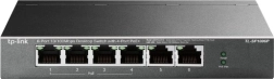 Namizno stikalo TP-Link s 6 vrati 10/100 Mb/s in 4× PoE+
