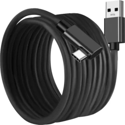 USB-A 2.0 na USB-C kabel 5 m s pravim kotom IZOXIS