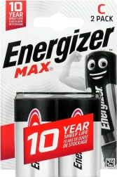 Alkalne baterije C LR14 ENERGIZER MAX, pretisni omot 2 kosa