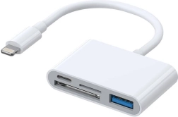 Adapter Joyroom Lightning na USB OTG s čitalnikom kartic SD/microSD