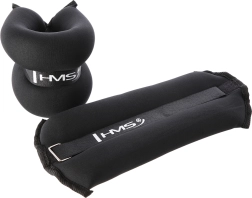 Uteži za gležnje in zapestja HMS 2 × 3 kg, črna