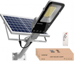 Solarna ulična svetilka Superfire z daljinskim upravljanjem, 1400 lm, 20000 mAh, IP65