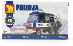 Konstrukcijski set Dromader Policija Avto