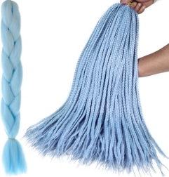 Sintetične kite – lasni podaljški – Modra