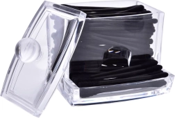 Eleganten prozoren dozirnik za kozmetične palčke iz akrila