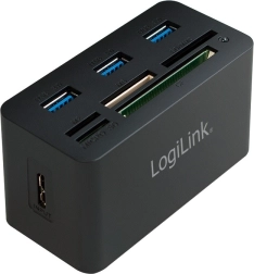 LogiLink USB hub in čitalnik kartic