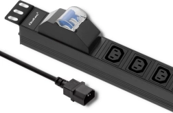 19-palčna Rack napajalna letev z odklopnikom 1U 10A PDU 8x IEC C13 2 m