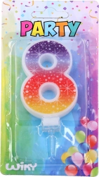 Rojstnodnevna svečka številka 8 Zvezde