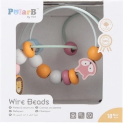 Viga PolarB Leseni Kroglični Labirint Montessori