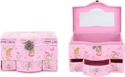 Škatla za nakit s predali