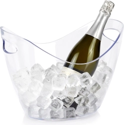 Prozoren plastični vedro za led 4 l