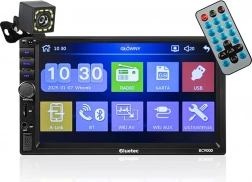 Avtoradio BC9000 2DIN 7 palcev RDS USB microSD 4x50W s kamero za vzvratno vožnjo
