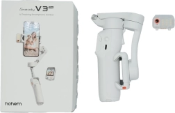 Hohem isteady v3 ultra beli gimbal za pametne telefone z ai sledenjem