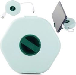 Vrtilna organizirna za kable s stojalom za telefon