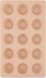 Silikonski model za piškote in praline cvet, bež 28 × 17 × 2,8 cm