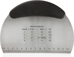 Jeklena slaščičarska lopatica in drobilnik testa 16 cm