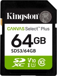 Pomnilniška kartica SD 64GB Canvas Select Plus Gen3 100MB/s