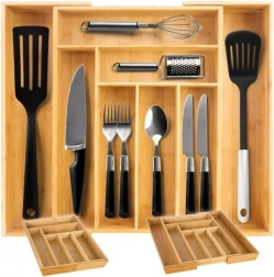 Bambusov raztegljiv organizator za predale RUHHY