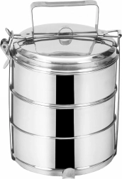 Stainless Steel Three-Tier Tiffin 3×1 l ORION