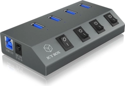 Štirivratni USB 3.0 hub z izklopniki IB-HUB1405C