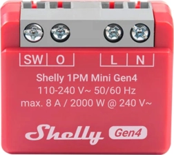 Shelly 1PM Mini Krmilnik Zigbee in Matter