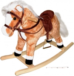 Gugalni konjiček z učinki, rjav