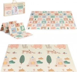 Dvostranska izobraževalna penasta igralna podloga 200 × 150 cm, zložljiva s torbo IPLAY