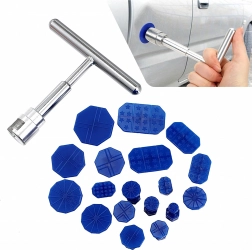 Komplet za izvlek udrtin na karoseriji s kladivom puller in 18 vlečnimi čepi