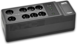 Zasilnik brezprekinitvenega napajanja APC Back‑UPS 500 VA, 8 vtičnic tipa E, USB
