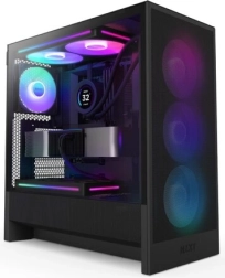 Računalniško ohišje H5 FLOW RGB Mid Tower črna