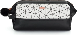 Kozmetična torba Holiday črno-bela