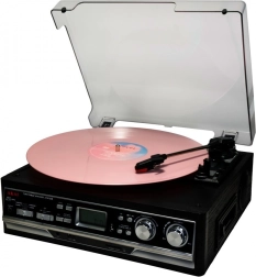 Multifunkcijski gramofon s kaseto, radiem in Bluetooth ATT-15SE